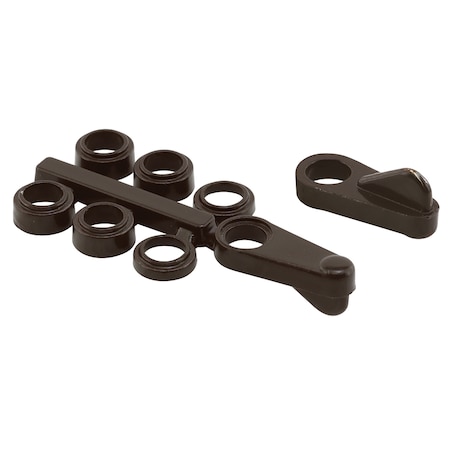 Prime-Line Universal Screen Clips, Fits Flush To 7 in., Diecast Zinc, Bronze, PK4 L 5929